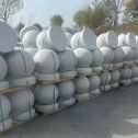 雅安 白麻花岗岩石材圆球，石球，挡车球，隔离球，景观石球，风水球等