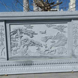 雅安 芝麻白大型照壁，屏风，影壁