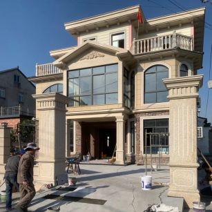 雅安 黄金麻花岗岩荔枝面别墅外墙干挂私家专属