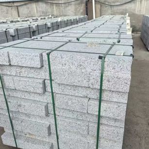 雅安 白麻花岗岩路沿石，弧形路沿石，道牙石，马路牙子，界石，路缘石，平沿石，直岩石，平缘石等