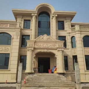 雅安 黄金麻花岗岩别墅外墙干挂