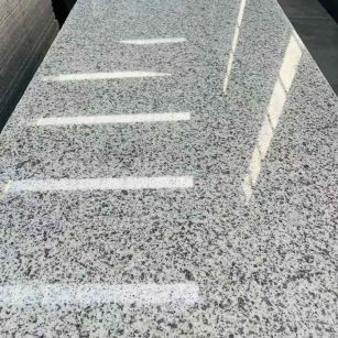 雅安 白麻花岗岩光面毛板