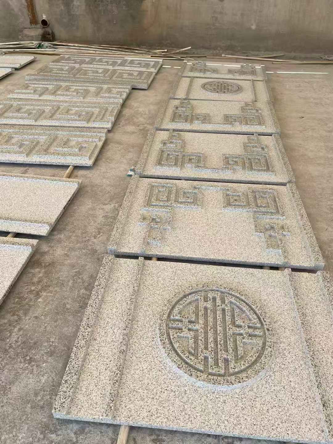 雅安 白麻花岗岩外墙立面雕刻板