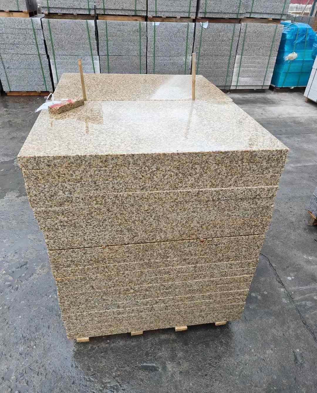 雅安 湖北黄金麻花岗岩石材荔枝面外墙石材