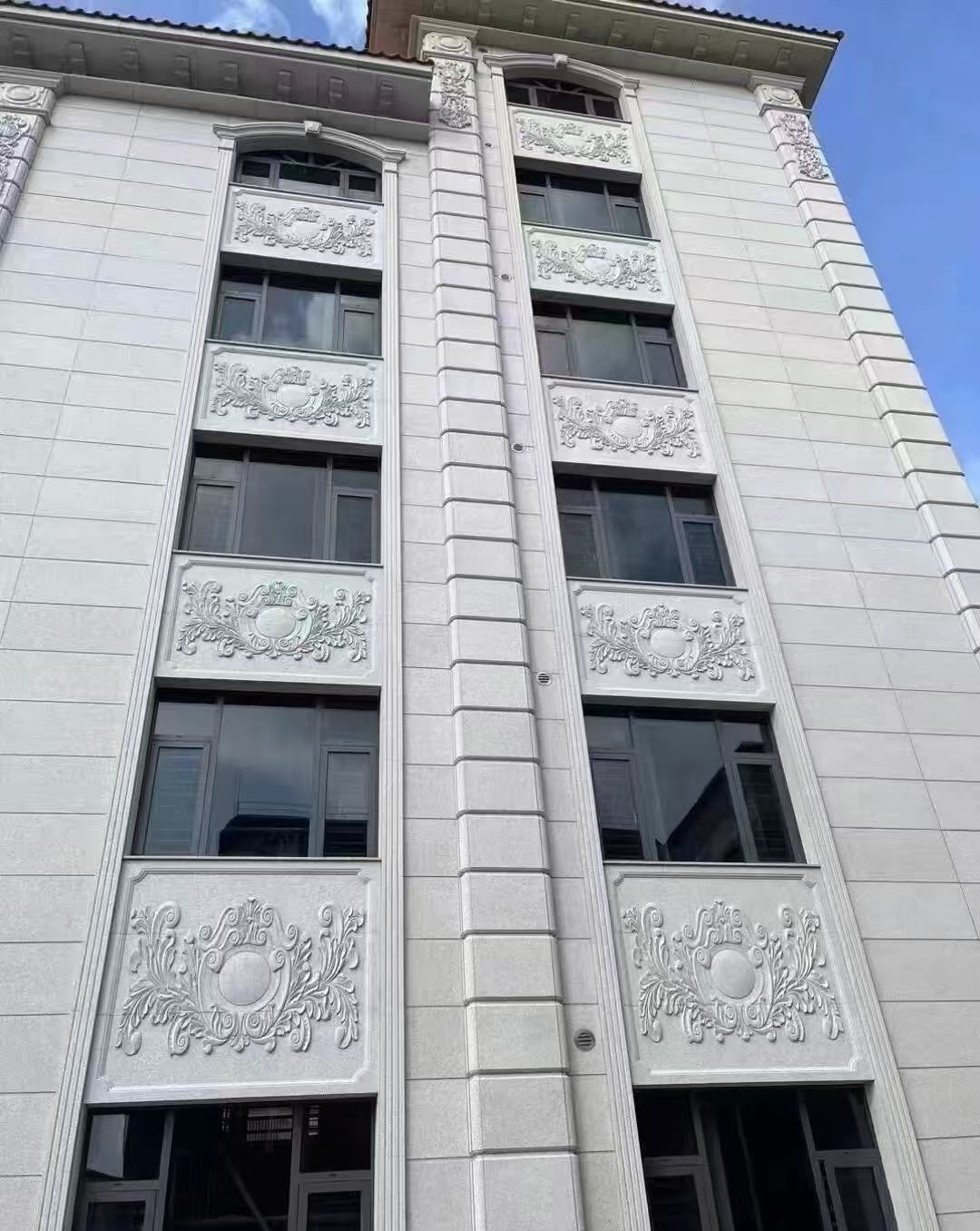 雅安 白麻荔枝面花岗岩别墅外墙干挂