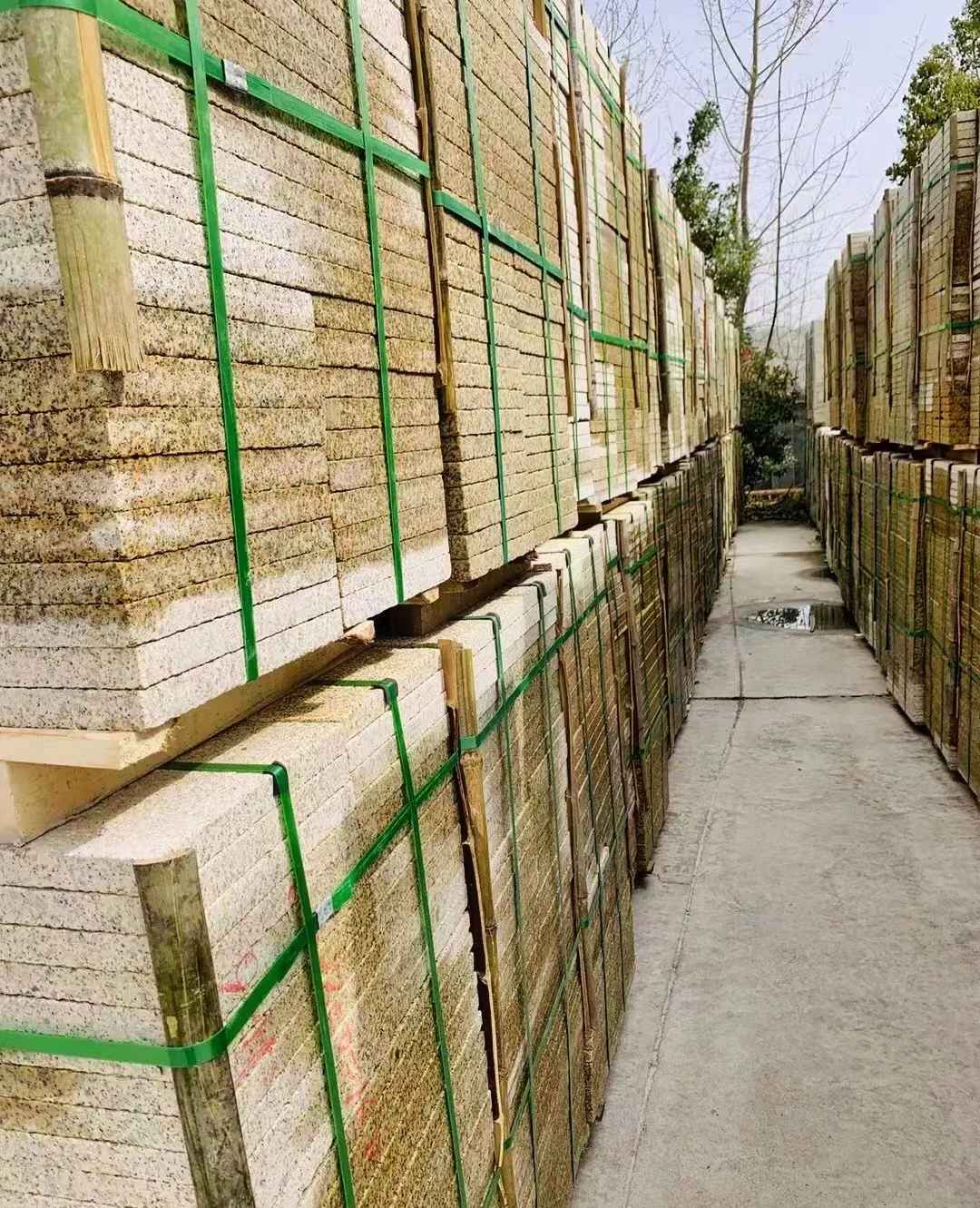 雅安 黄金麻花岗岩荔枝面地铺石